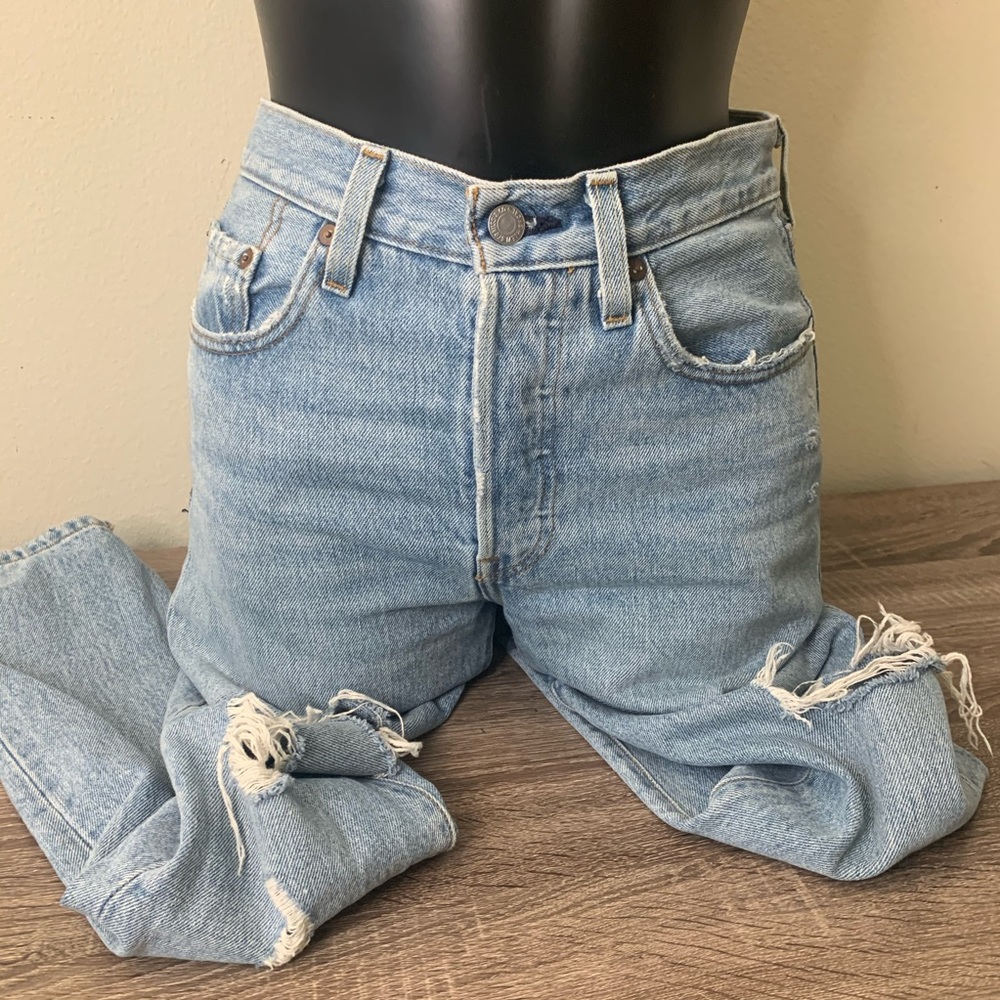 High waisted skinny jeans